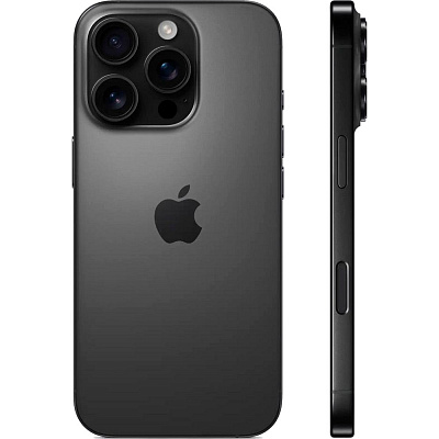 Смартфон Apple iPhone 16 Pro (eSIM) 512 ГБ черный титан